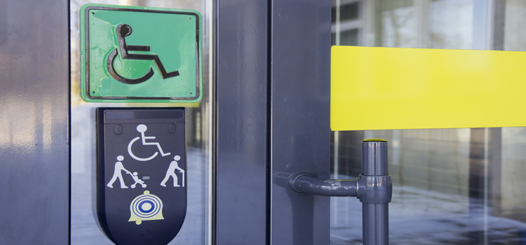 automatic handicap door opener in Durham