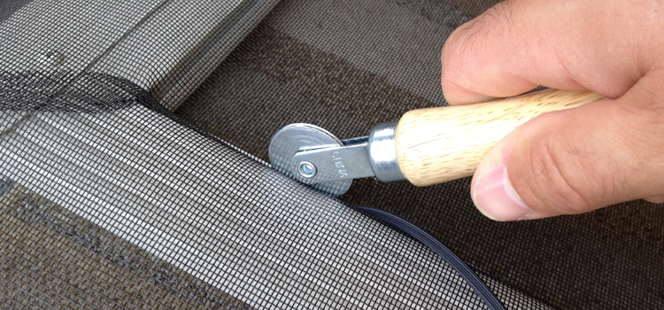 metal screen door repair in Durham